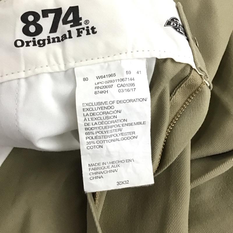 ディッキーズ Dickies パンツ ワークパンツ、ペインターパンツ ワークパンツ チノパン ワイドパンツ 30インチ 無地 ベージュ / ベージュ / メンズ USED 古着 中古 10146100
