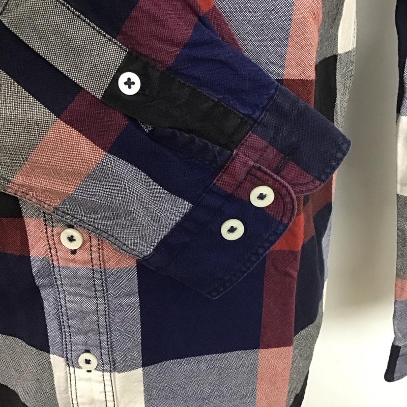 ブラックレーベルクレストブリッジ BLACK LABEL CRESTBRIDGE シャツ、ブラウス 長袖 長袖シャツ チェックシャツ カラーシャツ ボタンダウンシャツ M チェック マルチカラー / マルチカラー / レディース USED 古着 中古 10126924