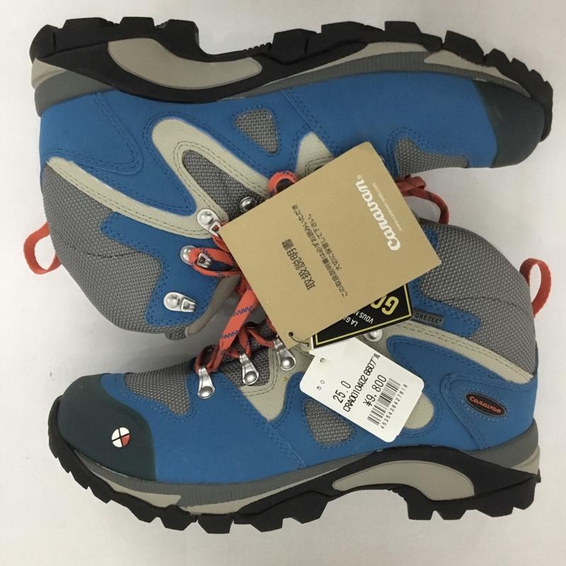 キャラバン Caravan アウトドアシューズ アウトドアシューズ 0010402 トレッキングシューズ GORE-TEX 25cm 25.0cm ワンポイント マルチカラー / マルチカラー / レディース USED 古着 中古 10124288
