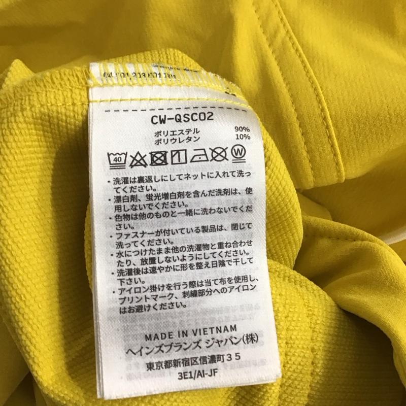 チャンピオン Campion パーカー 長袖 CW-QSC02 パーカー ジャケット アノラック ハーフジップ M 刺繍 黄 / イエロー / レディース USED 古着 中古 10133147