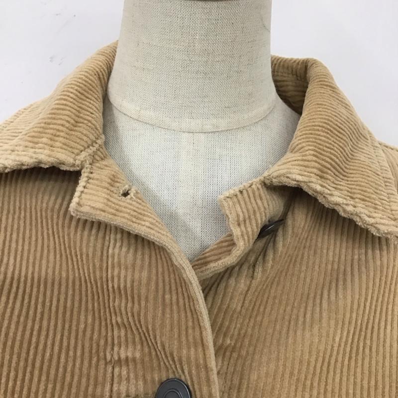 ザラ ZARA ジャケット、上着 ジャケット、ブレザー 8372 227 711 コーデュロイ オーバーサイズ M 無地 ベージュ / ベージュ / レディース USED 古着 中古 10107518