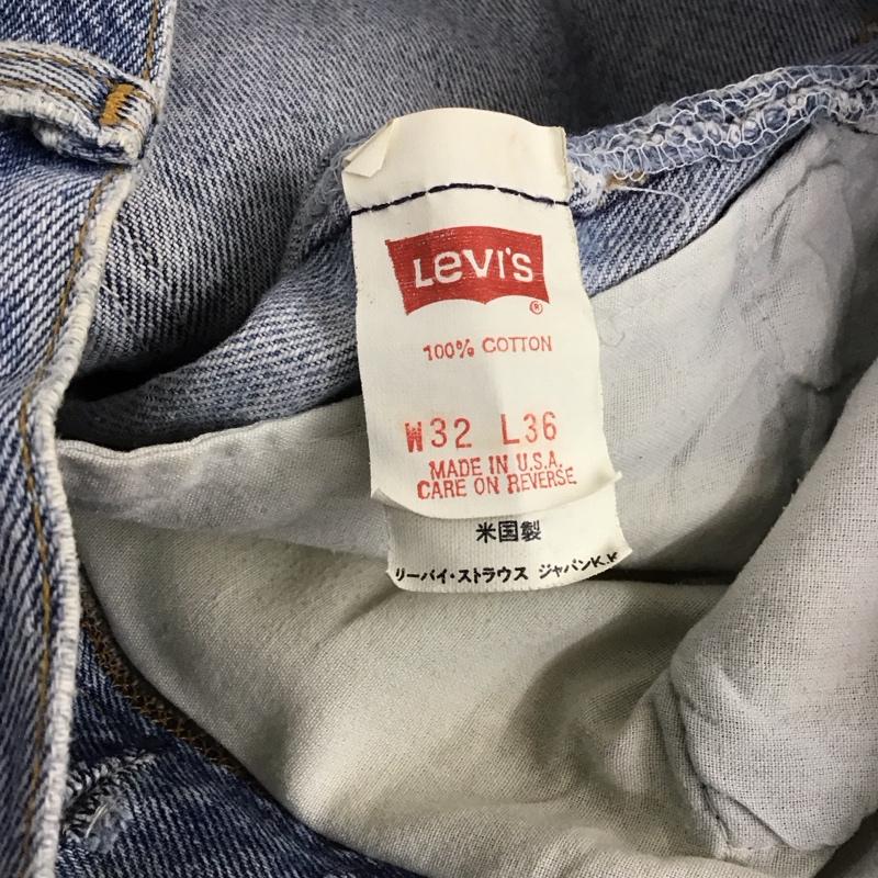 リーバイストラウスアンドコー Levi Strauss & co. パンツ デニム、ジーンズ デニムパンツ ストレートパンツ ワイドパンツ カジュアルパンツ 32インチ 無地 インディゴ / インディゴ /  メンズ USED 古着 中古 10124027
