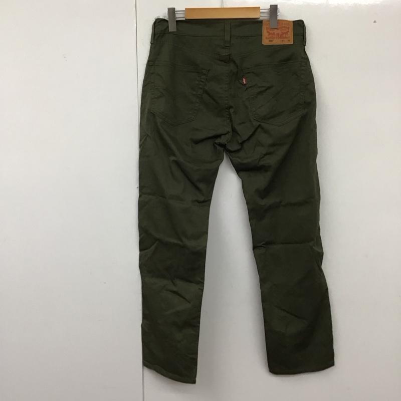 リーバイストラウスアンドコー Levi Strauss & co. パンツ ワークパンツ、ペインターパンツ ワイドパンツ カジュアルパンツ ワークパンツ 31インチ 無地 カーキ / カーキ / メンズ USED 古着 中古 10130082