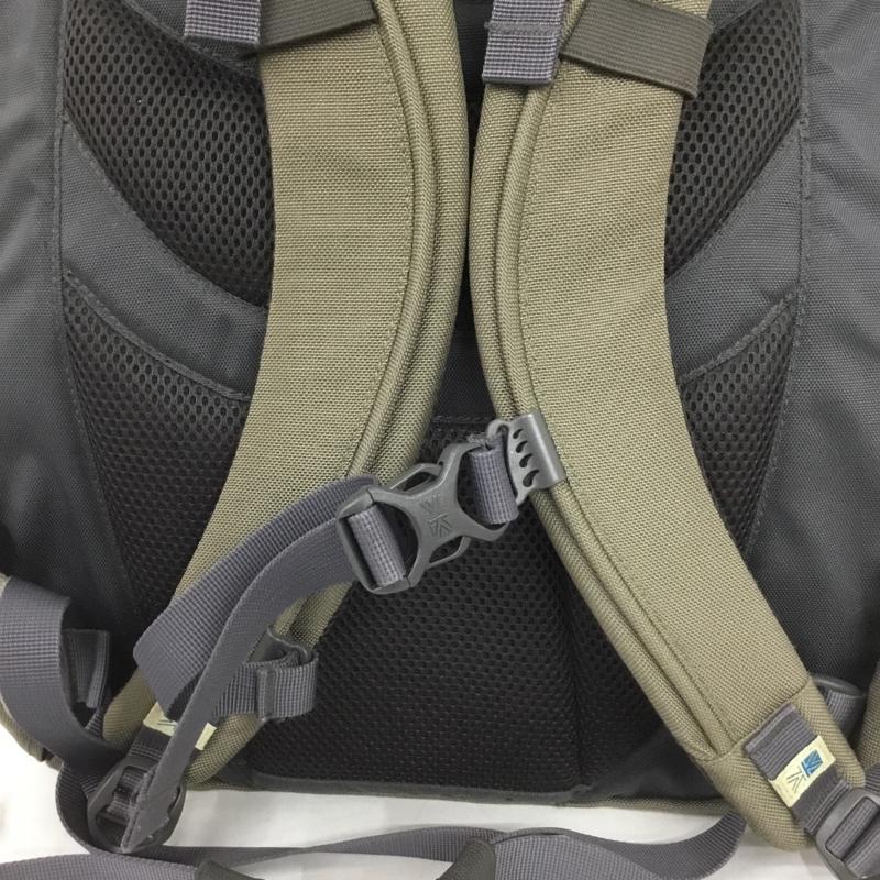 カリマー Karrimor リュックサック、デイパック リュックサック、デイバッグ KS-100e バックパック ロゴ、文字 カーキ / カーキ / メンズ USED 古着 中古 10137946