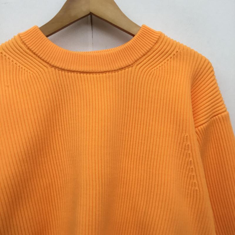 マウジー MOUSSY ニット、セーター 長袖 FREE 無地 橙 / オレンジ / レディース USED 古着 中古 10137778