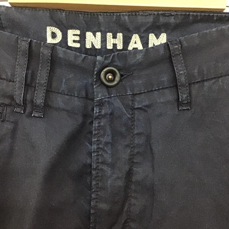 デンハム DENHAM パンツ ショートパンツ ショートパンツ ハーフパンツ カジュアルパンツ 30インチ 無地 紺 / ネイビー / メンズ USED 古着 中古 10134709