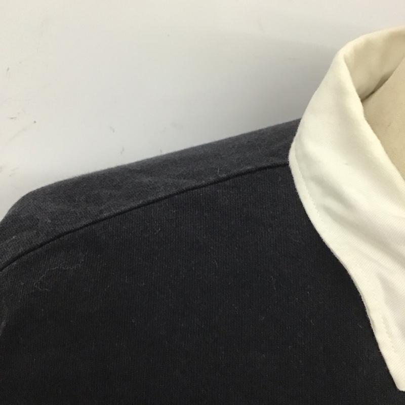 ディセンダント DESCENDANT カットソー 長袖 長袖カットソー ポロシャツ プリントカットソー 2 ロゴ、文字 白 / ホワイト / X 黒 / ブラック /  メンズ USED 古着 中古 10112703