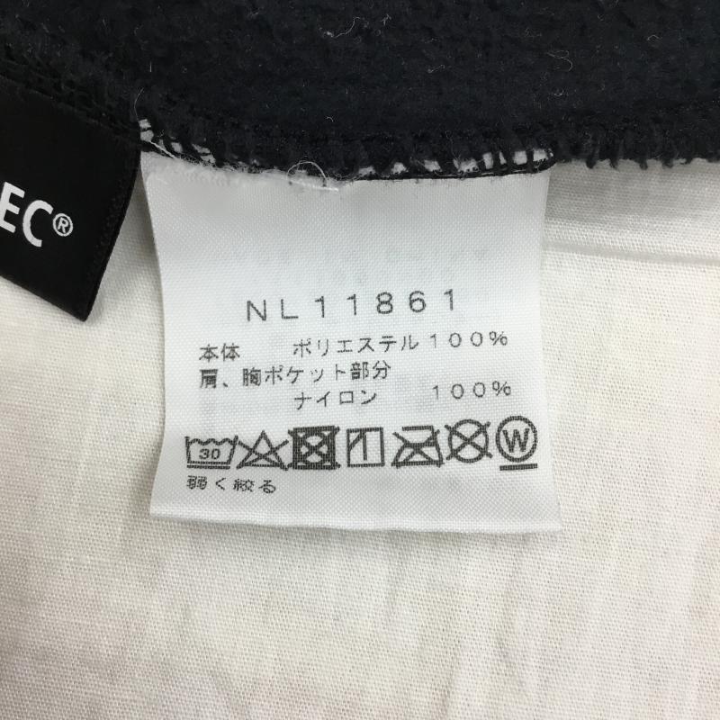 ザノースフェイス THE NORTH FACE トレーナー 長袖 NL11861 VERSA MICRO SWEAT M 無地 黒 / ブラック / メンズ USED 古着 中古 10136993