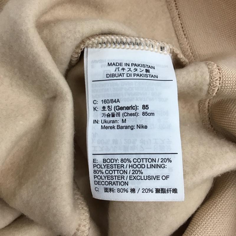 ナイキ NIKE パーカー 長袖 BV4119-287 W エッセンシャル フリース TRE 裏起毛 M ロゴ、文字 桃 / ピンク / レディース USED 古着 中古 10117375
