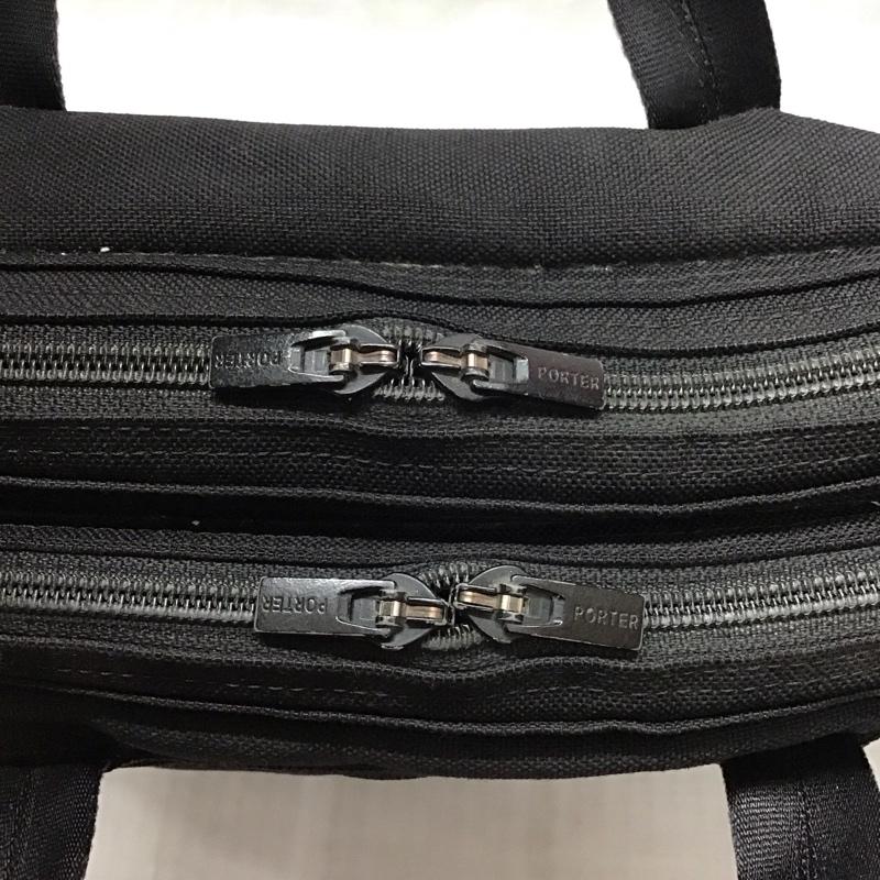ポーター PORTER ブリーフケース、書類かばん ブリーフケース、書類かばん ビジネスバッグ ショルダー 2WAY ロゴ、文字 黒 / ブラック / メンズ USED 古着 中古 10116448