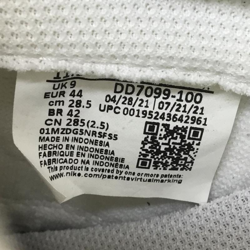 ナイキ NIKE スニーカー スニーカー WMNS DUNK LOW SE ウィメンズ ダンク ロー シーズナルエディション DD7099-100 28.5cm ロゴ、文字 X ヒョウ柄・レオパード柄 白 / ホワイト / メンズ USED 古着 中古 10107272