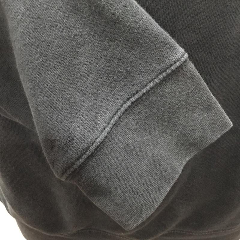 ステューシー STUSSY トレーナー 長袖 長袖トレーナー スウェット クルーネック リブスウェットカットソー S ロゴ、文字 黒 / ブラック / メンズ USED 古着 中古 10112316