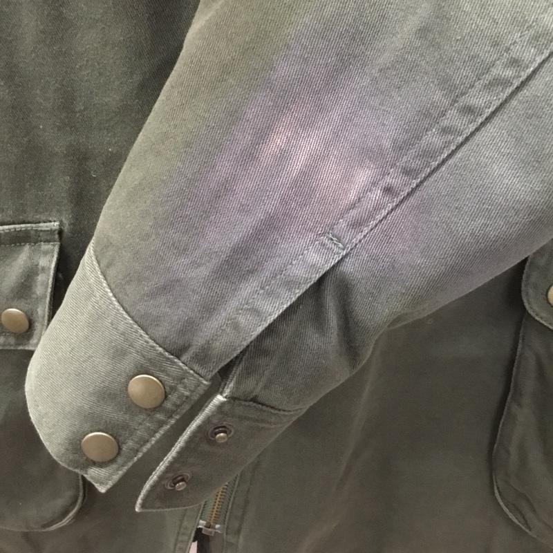 スピック&スパン Spick & Span ジャケット、上着 ジャケット、ブレザー ジップアップジャケット ジャンパー ノーカラージャケット カジュアルジャケット アウター 36 無地 カーキ / カーキ / レディース USED 古着 中古 10108290