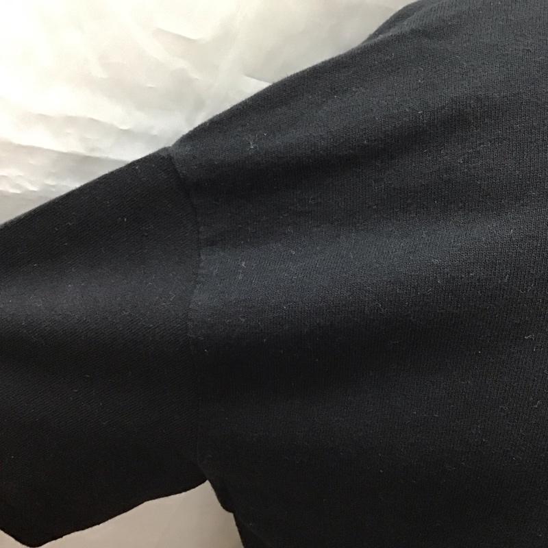 ザラ ZARA Tシャツ 半袖 半袖カットソー プリントTシャツ クルーネックカットソー L プリント 黒 / ブラック /  メンズ USED 古着 中古 10113199