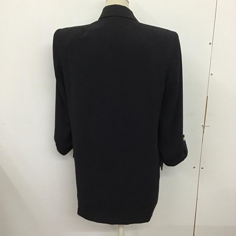 ザラ ZARA ジャケット、上着 ジャケット、ブレザー カジュアルジャケット カラージャケット ポケットジャケット アウター XS 無地 黒 / ブラック / レディース USED 古着 中古 10124074