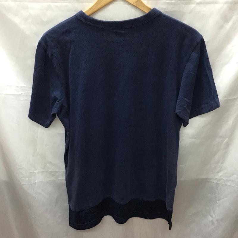 アディダスネオレーベル adidas NEO Label Tシャツ 半袖 bs0823 メッシュコンビTシャツ 半袖カットソー スポーツウェア M プリント 紺 / ネイビー / レディース USED 古着 中古 10113320