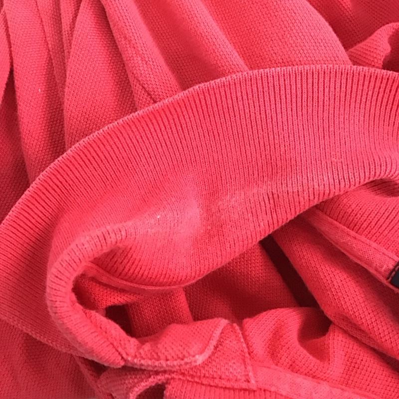ポロバイラルフローレン Polo by RALPH LAUREN ポロシャツ 半袖 半袖ポロシャツ 半袖カットソー カラーシャツ L ロゴ、文字 赤 / レッド / メンズ USED 古着 中古 10132690