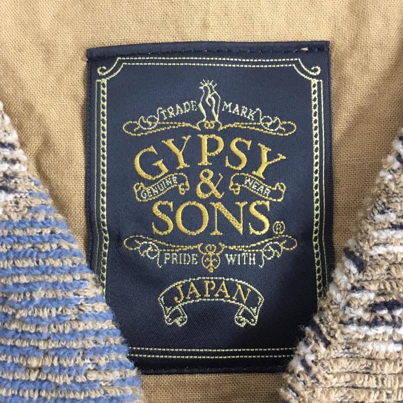 ジプシーアンドサンズ GYPSY&SONS ベスト ベスト ベスト コットンベスト 前開きベスト ノースリーブカットソー M 総柄 マルチカラー / マルチカラー / メンズ USED 古着 中古 10110047