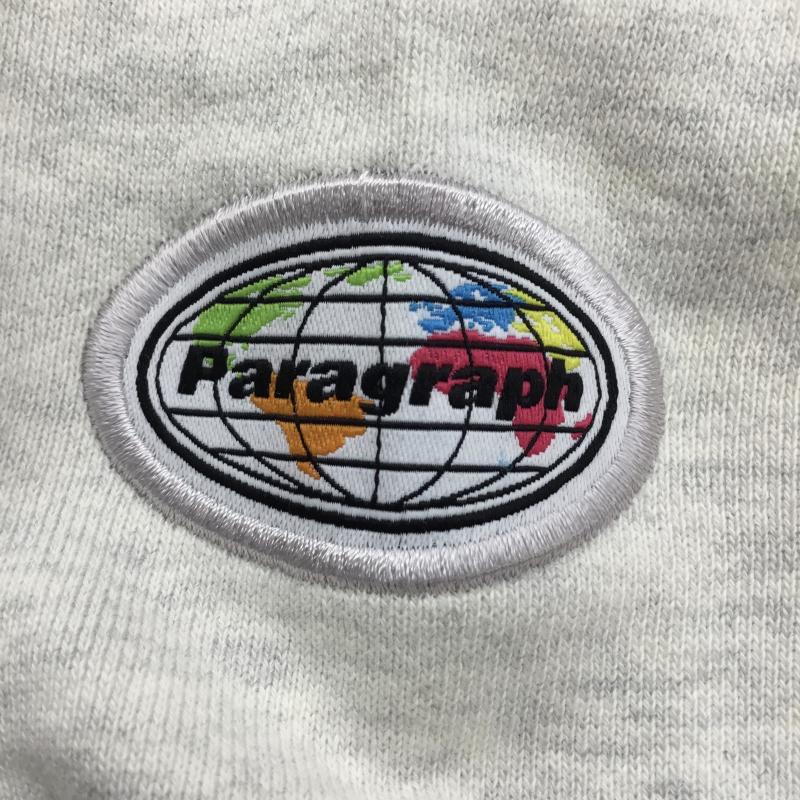 パラグラフ Paragraph パーカー 長袖 FREE ロゴ、文字 灰 / グレー / メンズ USED 古着 中古 10137461