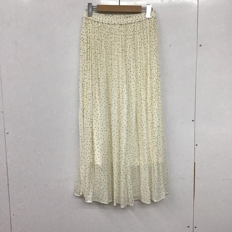 ロペピクニック ROPE PICNIC スカート ロングスカート 38 ドット 白 / ホワイト / レディース USED 古着 中古 10138061