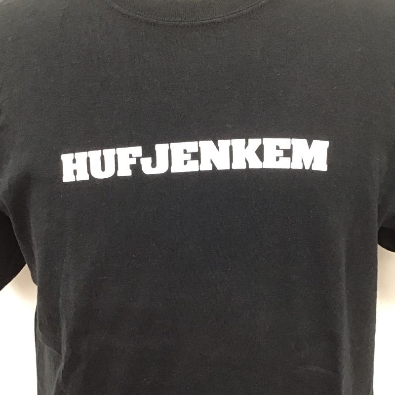 ハフ HUF Tシャツ 半袖 半袖カットソー プリントTシャツ クルーネックカットソー M ロゴ、文字 黒 / ブラック /  メンズ USED 古着 中古 10110918