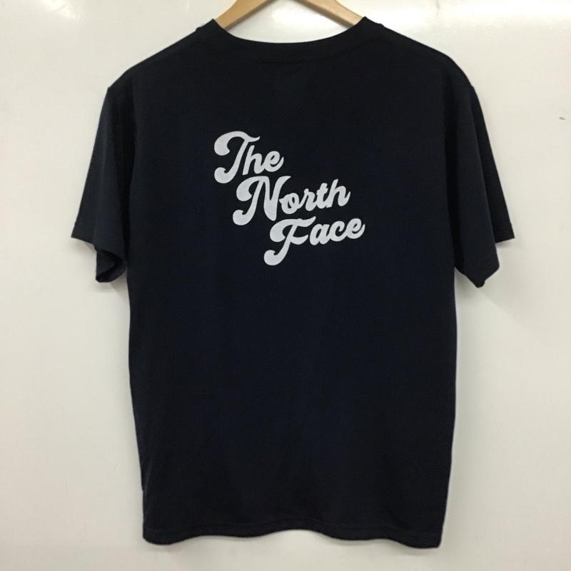 ザノースフェイス THE NORTH FACE Tシャツ 半袖 NTW12394 ショートスリーブフリーラングラフィッククルー XL ロゴ、文字 X プリント 紺 / ネイビー / レディース USED 古着 中古 10136647