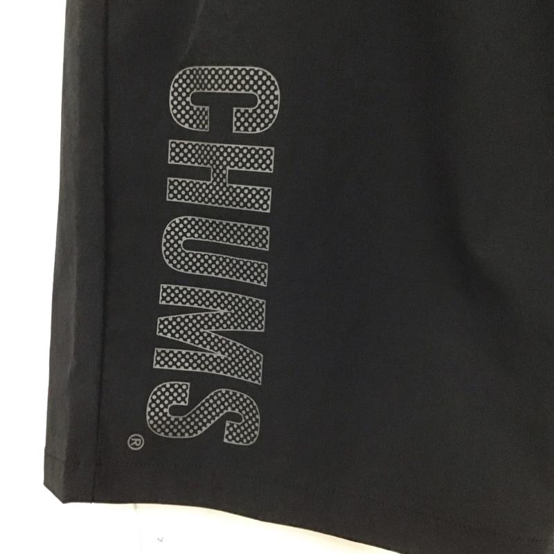 チャムス CHUMS パンツ ショートパンツ ch03-1383-k001-04 エアトレイルストレッチチャムスショーツ ショートパンツ M ロゴ、文字 黒 / ブラック / メンズ USED 古着 中古 10131264