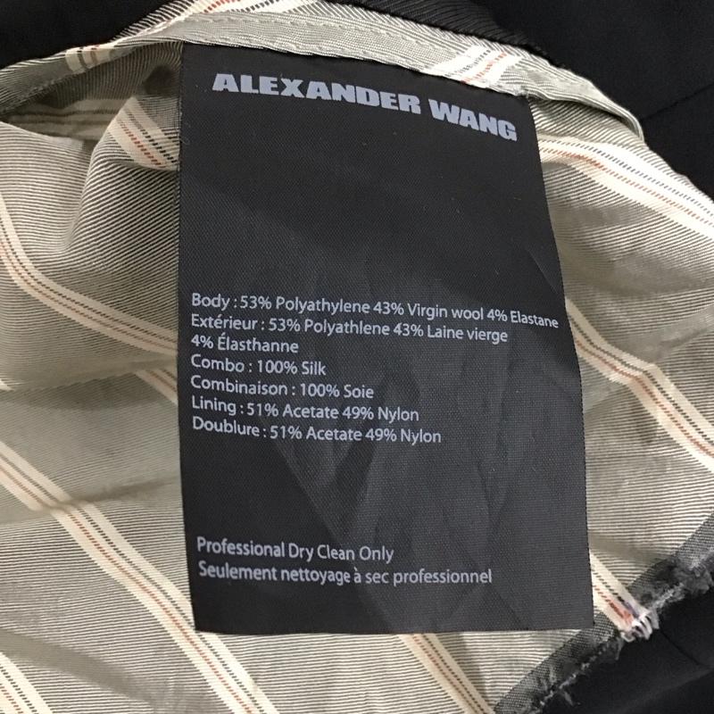 アレキサンダーワン ALEXANDER WANG ジャケット、上着 ジャケット、ブレザー カジュアルジャケット カラージャケット アウター 2 無地 黒 / ブラック / レディース USED 古着 中古 10124342