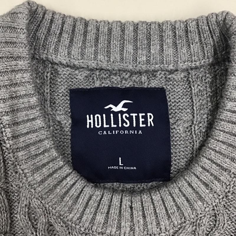 ホリスター Hollister ニット、セーター 長袖 長袖ニットカットソー ニット セーター クルーネックニット L ボーダー柄 マルチカラー / マルチカラー / メンズ USED 古着 中古 10116267