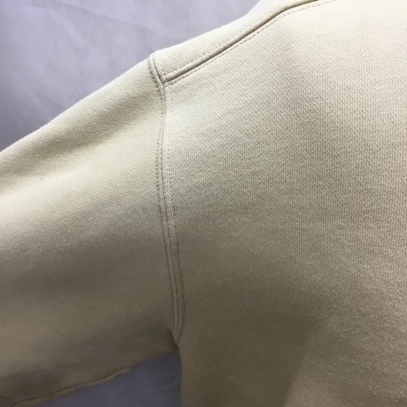 チャンピオン Champion トレーナー 長袖 2018AW Champion 3DMetallicCrewneck 3Dメタリッククルーネックスウェット コラボ M ロゴ、文字 ベージュ / ベージュ /  メンズ USED 古着 中古 10118636