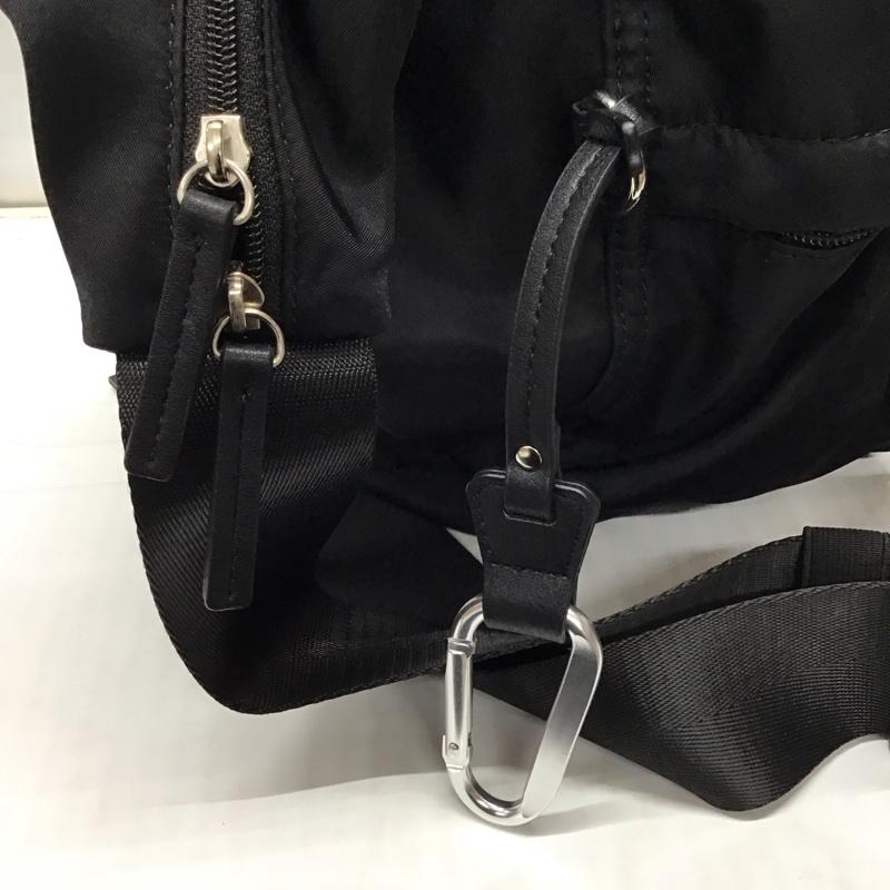 ジーナシス JEANASIS ショルダーバッグ ショルダーバッグ JS081370PD ナイロンベルトボディBAG 無地 黒 / ブラック / レディース USED 古着 中古 10117352