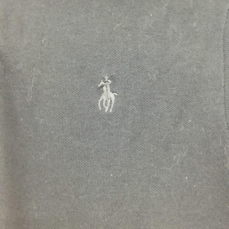 ポロラルフローレン POLO RALPH LAUREN ワンピース ロングスカート 半袖ワンピース ポロシャツ フレアスカート ロングスカート XL ロゴ、文字 黒 / ブラック / レディース USED 古着 中古 10110312