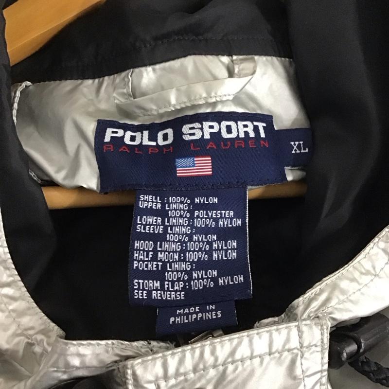 ポロスポーツラルフローレン POLOSPORT ジャケット、上着 ジャンパー、ブルゾン XL 無地 銀 / シルバー / メンズ USED 古着 中古 10144817