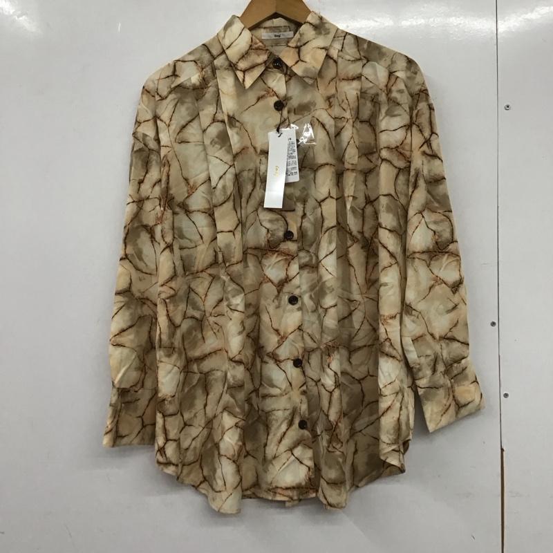 ローフ loaf シャツ、ブラウス 長袖 長袖シャツ 総柄シャツ カラーシャツ プリント マルチカラー / マルチカラー / レディース USED 古着 中古 10135421