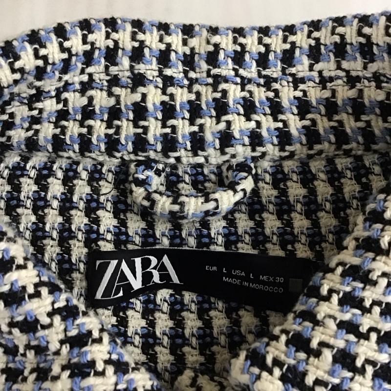 ザラ ZARA ジャケット、上着 ジャケット、ブレザー カラージャケット カジュアルジャケット アウター L チェック マルチカラー / マルチカラー / レディース USED 古着 中古 10115738
