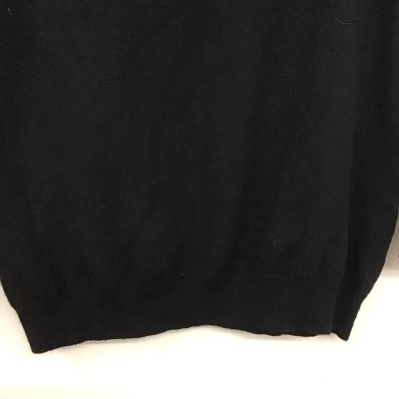 グレースコンチネンタル GRACE CONTINENTAL ニット、セーター 七分袖 36 無地 黒 / ブラック / レディース USED 古着 中古 10138806