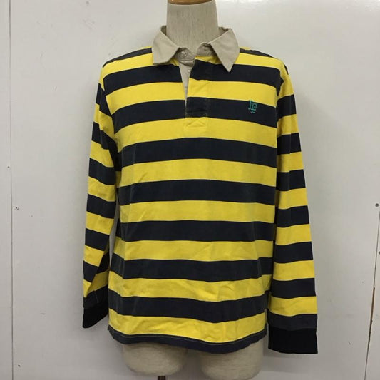 ラファイエット Lafayette カットソー 長袖 ls200301 ラガーシャツ 長袖カットソー カラーシャツ M ボーダー柄 白 / ホワイト / X 黄 / イエロー / X 紺 / ネイビー /  メンズ USED 古着 中古 10109573