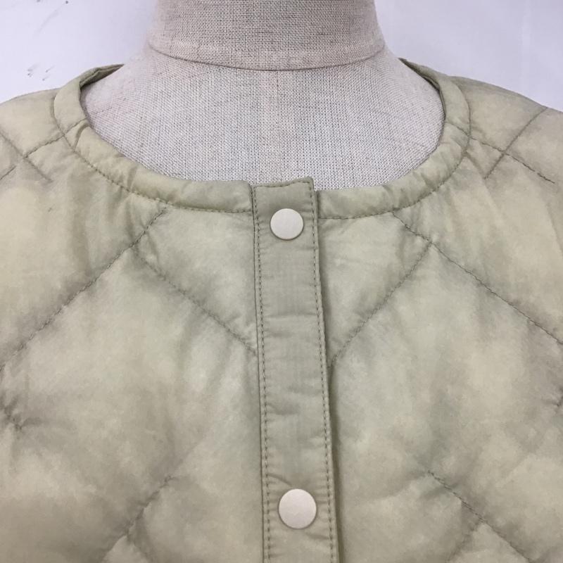 モンベル mont-bell ジャケット、上着 ジャケット、ブレザー 1101667 スペリオダウンラウンドネックジャケット ノーカラージャケット アウター L 無地 ベージュ / ベージュ / レディース USED 古着 中古 10106274