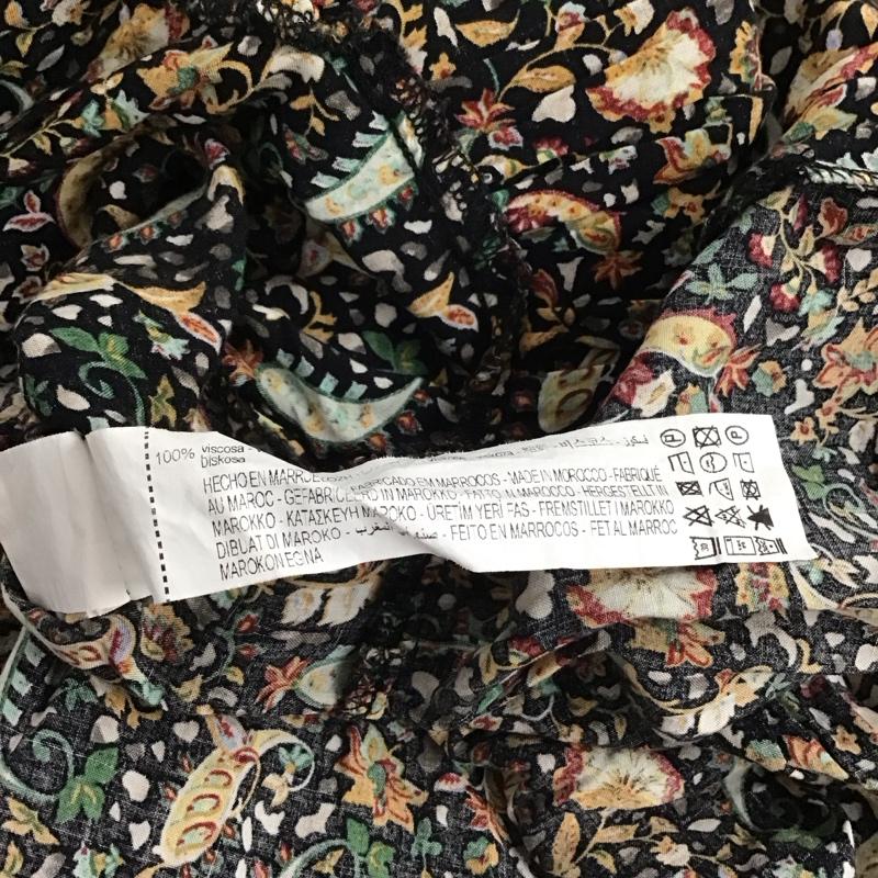 ザラ ZARA ワンピース ロングスカート M 総柄 マルチカラー / マルチカラー / レディース USED 古着 中古 10137449