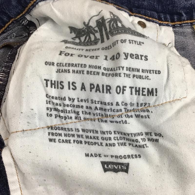 リーバイストラウスアンドコー Levi Strauss & co. パンツ デニム、ジーンズ デニムパンツ ワイドパンツ カジュアルパンツ 33インチ 無地 インディゴ / インディゴ /  メンズ USED 古着 中古 10125975