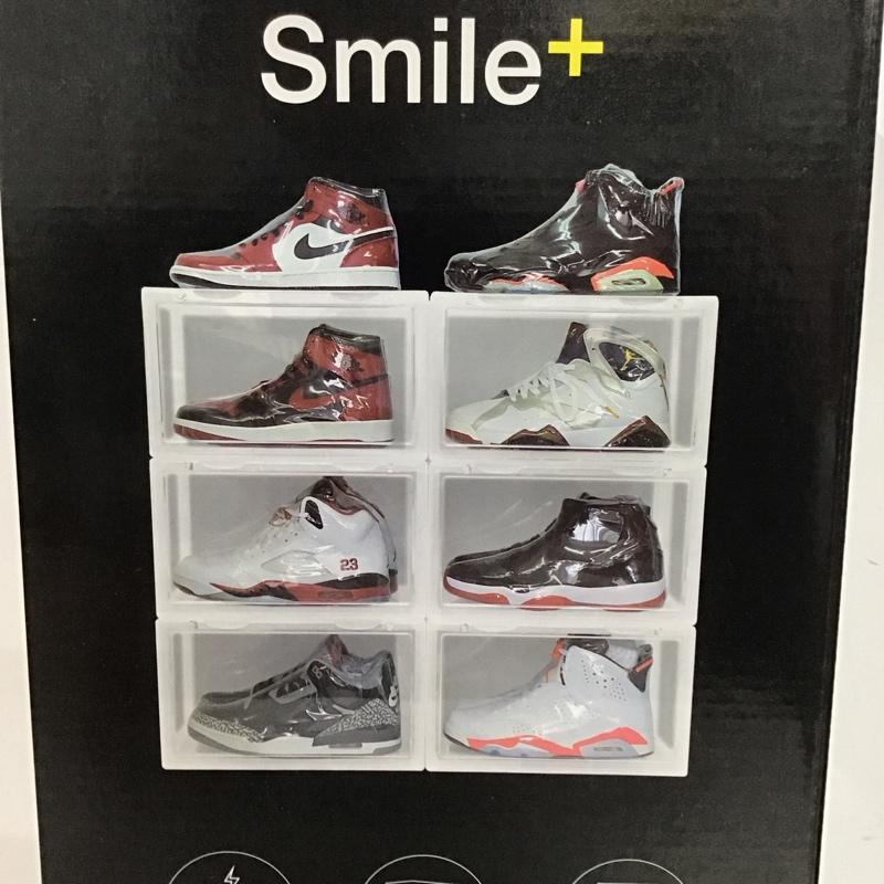 古着 USED ファッション小物 ファッション小物 シューズボックス 収納 Smile+ 3個セットSB3P002CL 箱有 ラック 無地 透明 / クリア / メンズ USED 古着 中古 10135328
