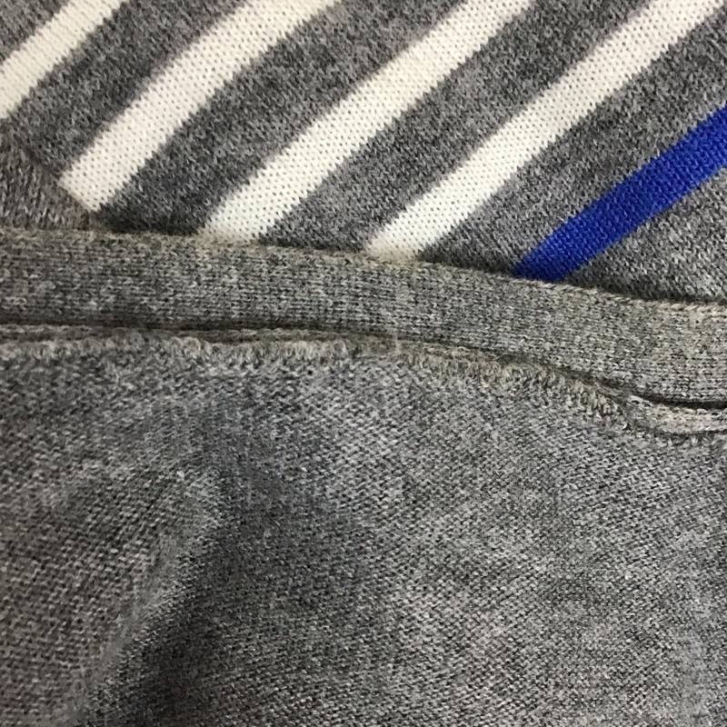ユニフォームエクスペリメント uniform experiment カーディガン 長袖 長袖カーディガン 長袖カットソー ノーカラージャケット 前開カーディガン 3 ボーダー柄 マルチカラー / マルチカラー / メンズ USED 古着 中古 10114709