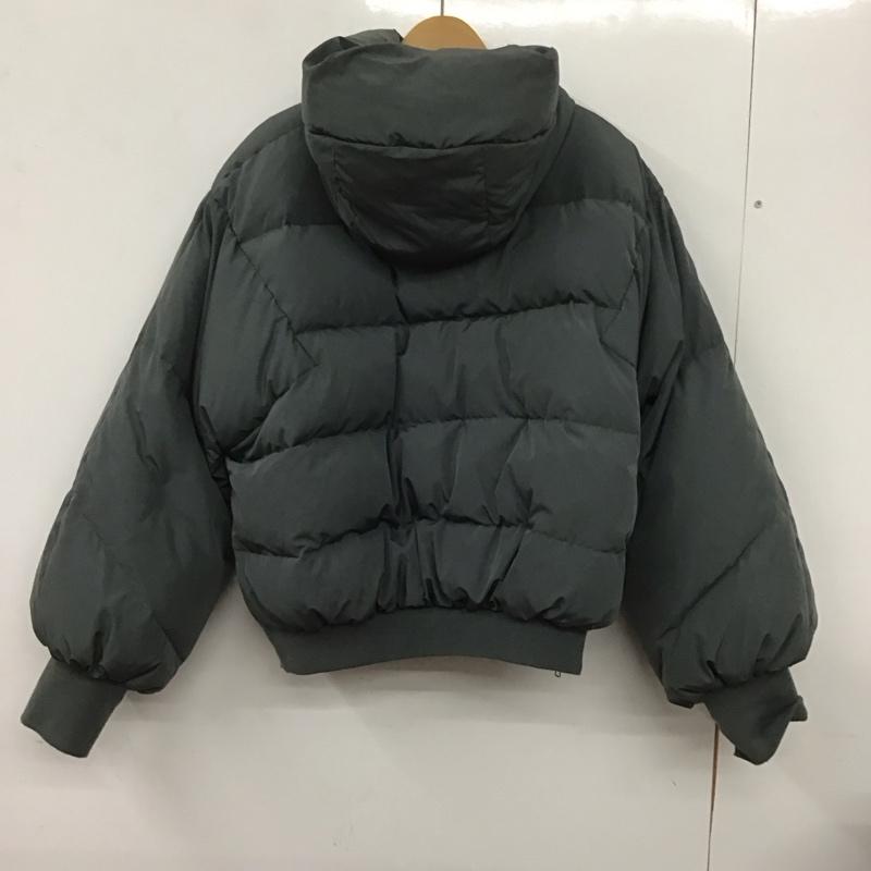 ジーナシス JEANASIS ジャケット、上着 ダウンジャケット FREE 無地 灰 / グレー / レディース USED 古着 中古 10139544
