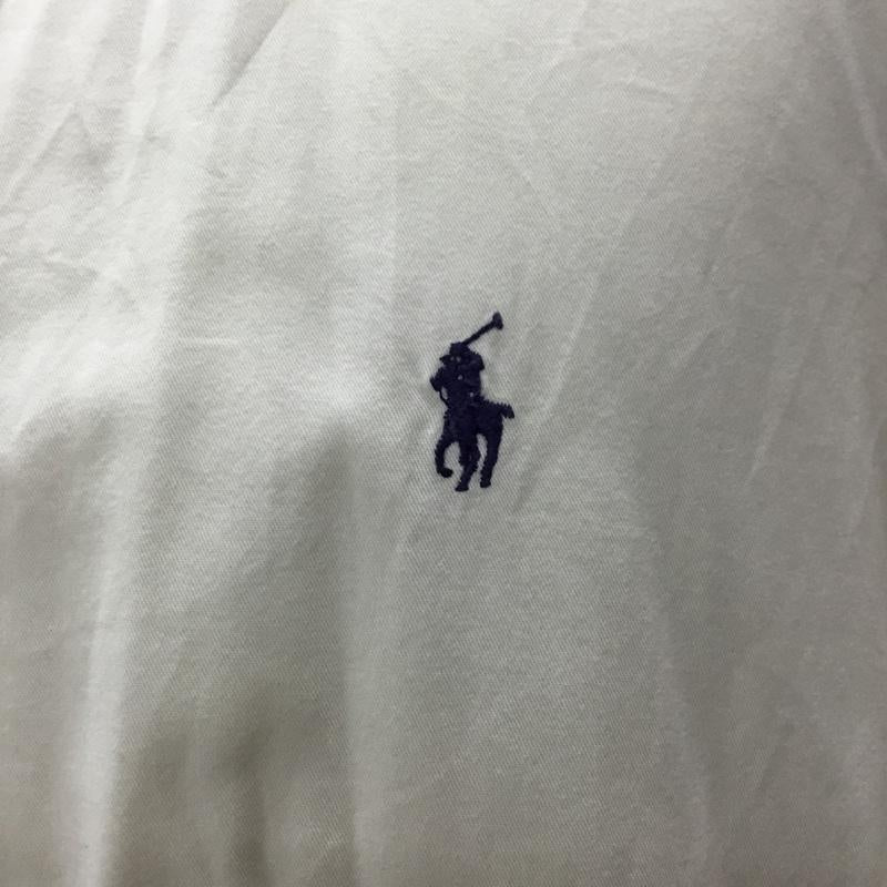 ラルフローレン RALPHLAUREN シャツ、ブラウス 長袖 長袖シャツ カラーシャツ 長袖カットソー ボタンダウンシャツ ロゴ、文字 オフホワイト / オフホワイト /  メンズ USED 古着 中古 10113284