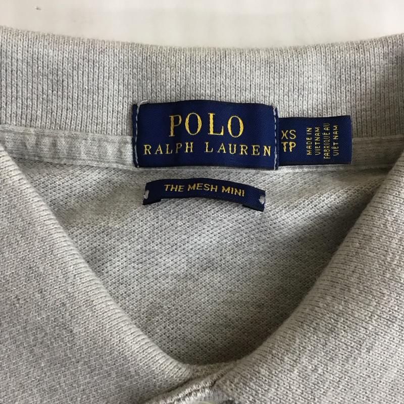 ポロラルフローレン POLO RALPH LAUREN ワンピース ひざ丈スカート ポロシャツワンピース XS ワンポイント 灰 / グレー / レディース USED 古着 中古 10114398