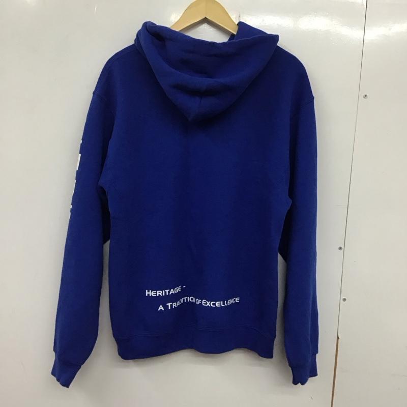 ラッセルアスレティック Russell Athletic パーカー 長袖 M プリント 青 / ブルー / メンズ USED 古着 中古 10134542