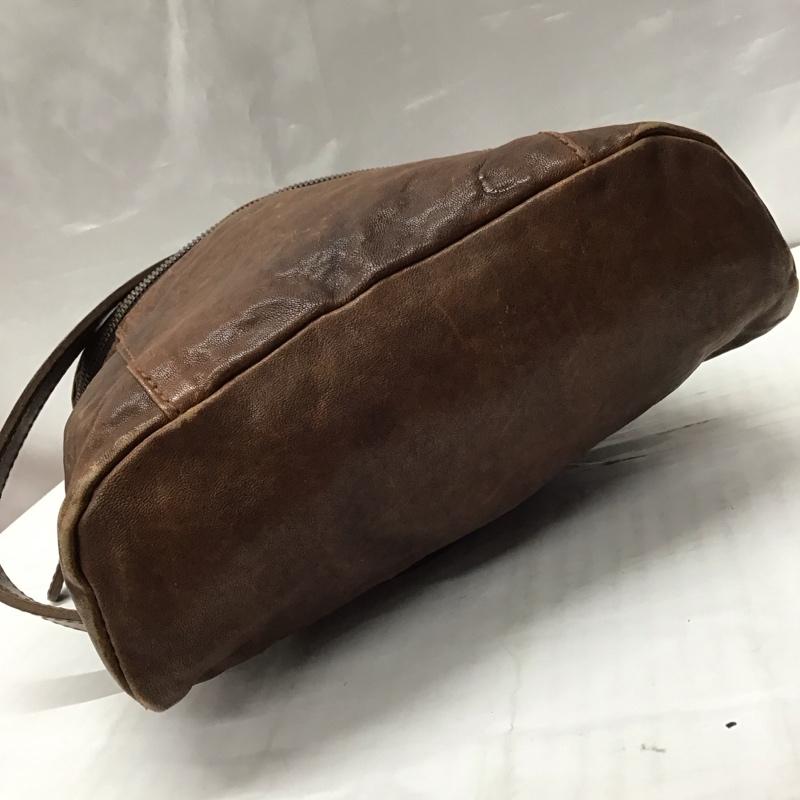 ゲンテン genten ショルダーバッグ ショルダーバッグ レザー 無地 茶 / ブラウン / レディース USED 古着 中古 10115446