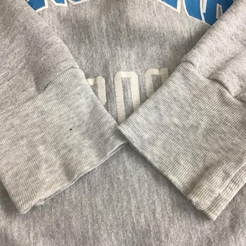 古着 USED トレーナー 長袖 長袖トレーナー スウェット クルーネック リブスウェットカットソー 古着 ロゴ、文字 灰 / グレー /  メンズ USED 古着 中古 10120025