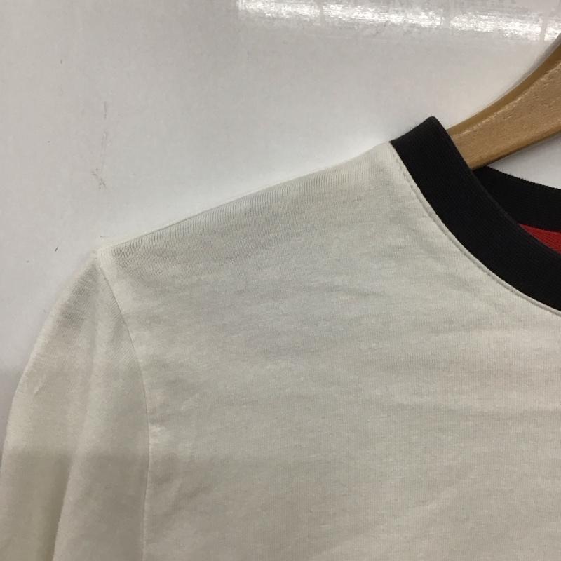カルバン・クライン Calvin Klein Tシャツ 長袖 XS ロゴ、文字 X プリント 白 / ホワイト / レディース USED 古着 中古 10129632