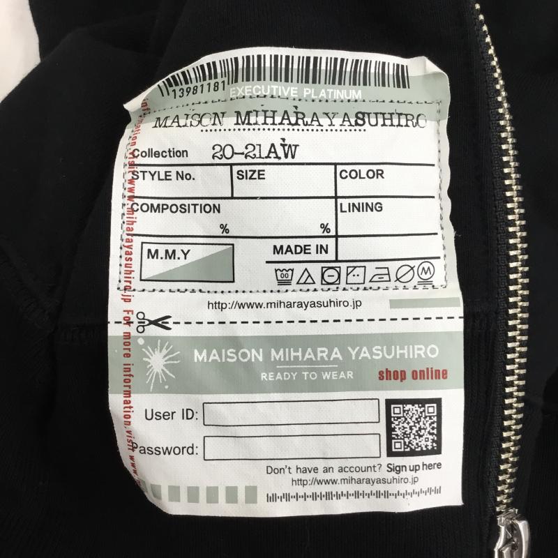 ミハラヤスヒロ MIHARAYASUHIRO パーカー 長袖 B05HD532 FREE 無地 黒 / ブラック / レディース USED 古着 中古 10137302